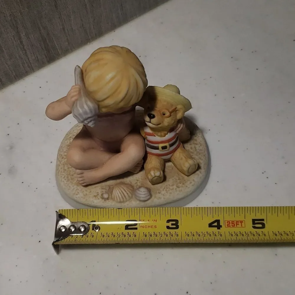 Vintage Lenox Teddy and Tiny Tots Porcelain Figurine 